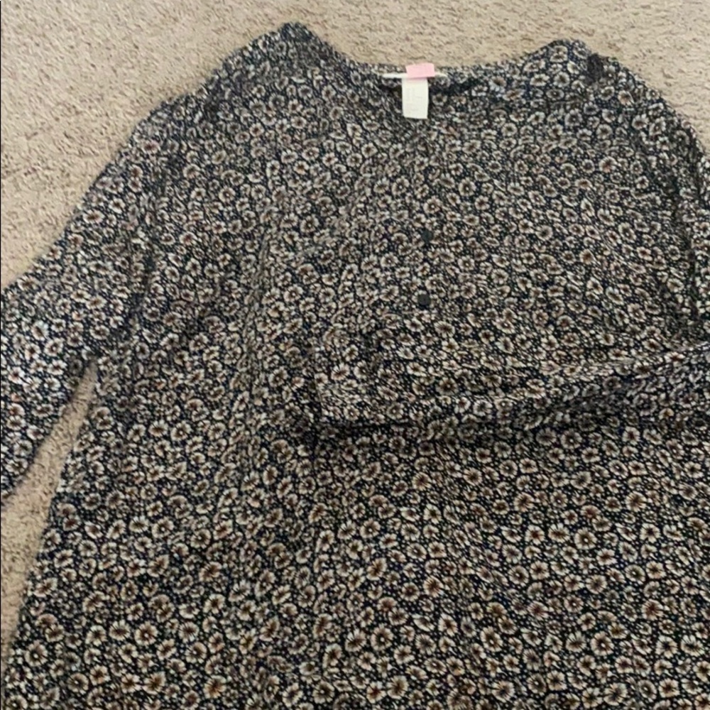 H&M long sleeve blouse